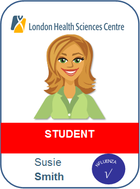 Example of an LHSC Learner Identification Card