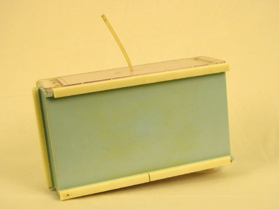 Donated to the Western University’s Medical Artifact Collection by Dr. Raymond Heimbecker, this ‘membrane lung’ was pioneered at University Hospital as a method of doing open heart surgery without blood.
