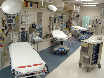 Current day Emergency Department in Victoria Hospital 