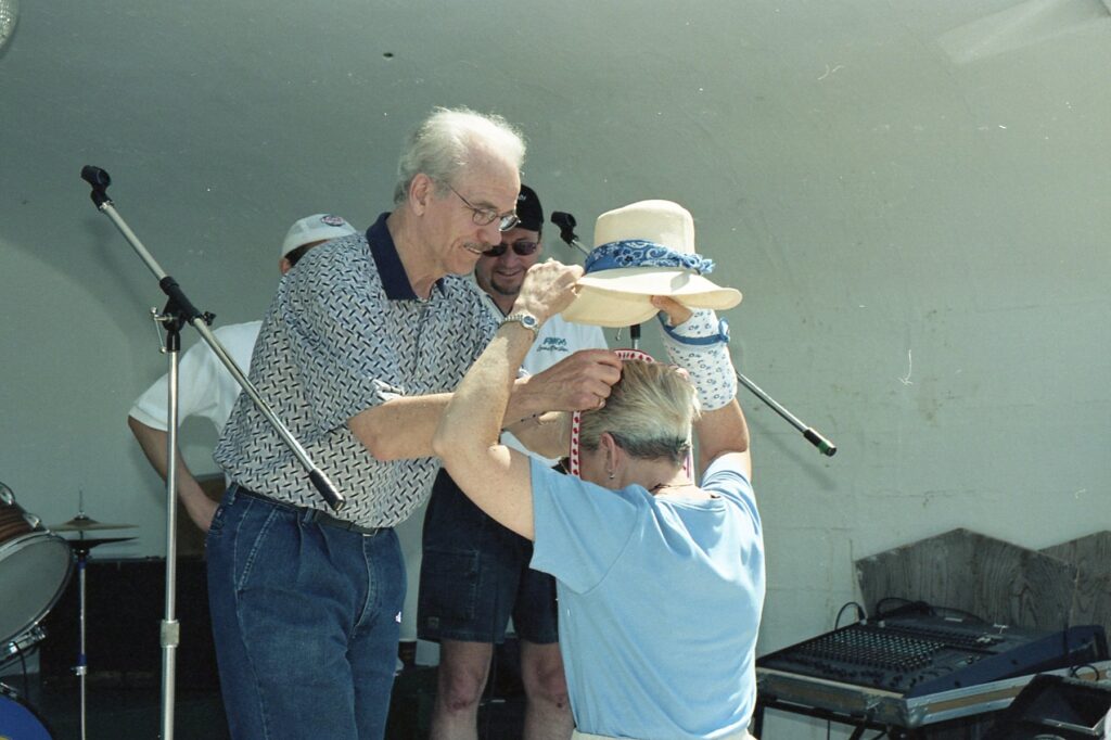 Norm Ullman at the 2001 Do It for Dad event.