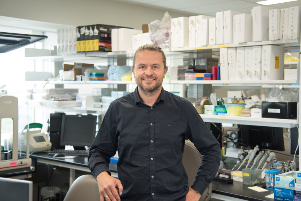 Dr. Sadikovic in an LHSCRI laboratory located at LHSC’s Victoria Hospital and Children’s Hospital  