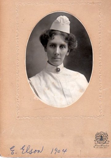 Graduate nurse E. Elson