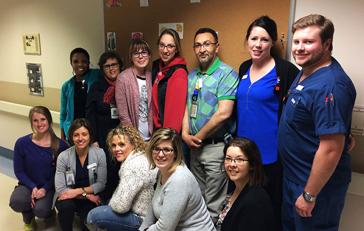 Mental Health Geriatric Behavioural care staff pictured together.