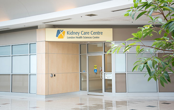 Front of Kidney Care Centre at Westmount Shopping Centre.