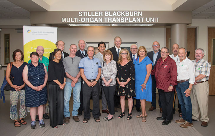 Stiller Blackburn Multi-Organ Transplant unit pictured standing.