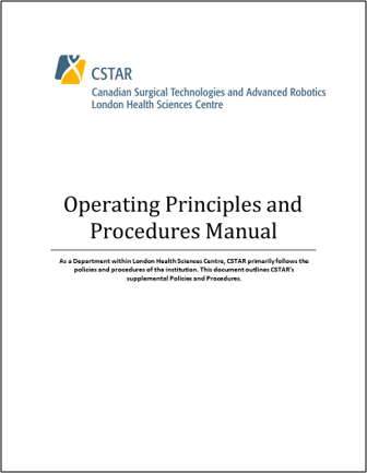 Operating Principles and Procedures Manual
