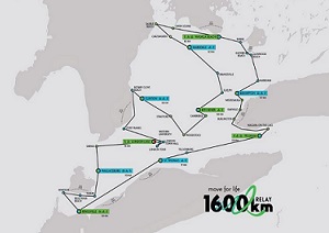 Move for Life 1600km Relay