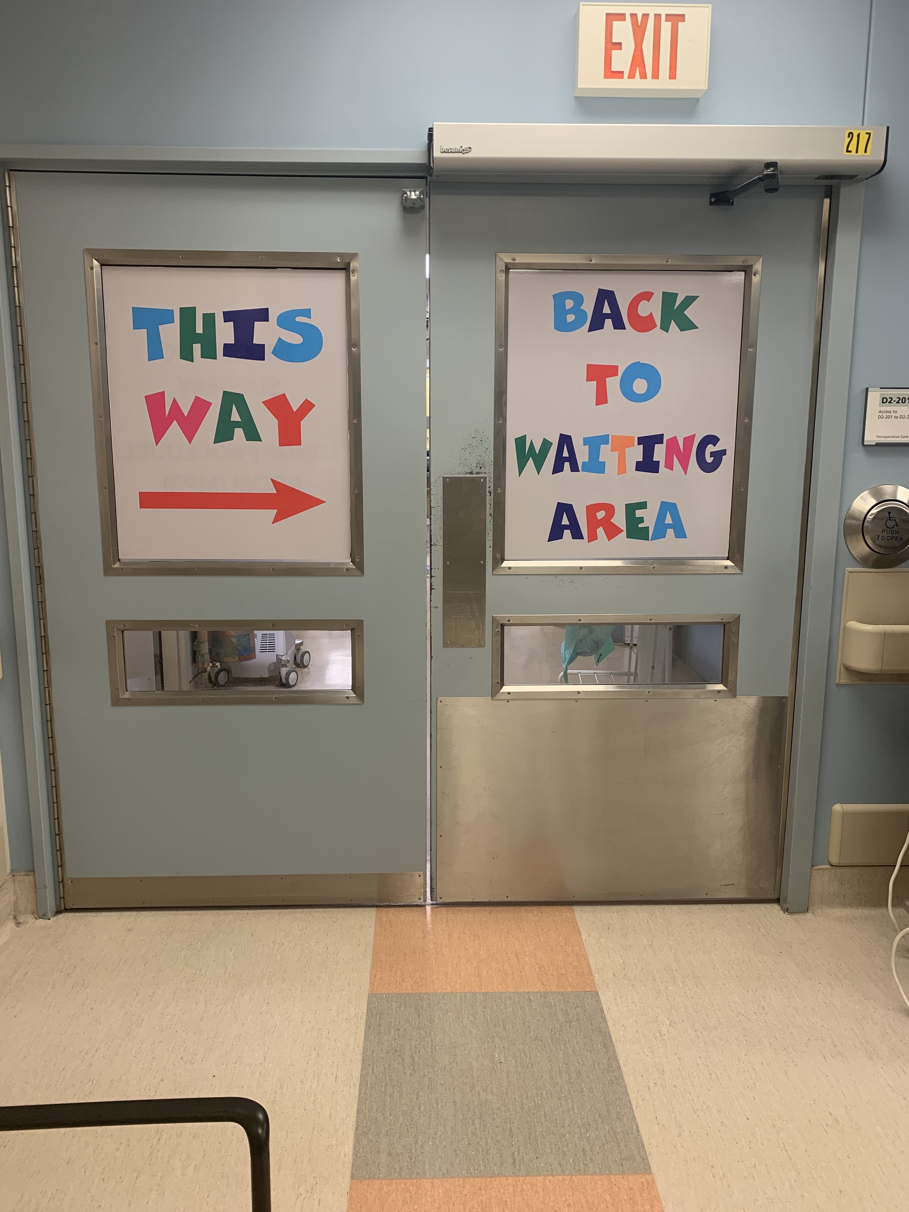 This Way Back to Waiting Area