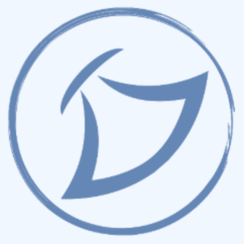 Symbol of a blue blade representing the Inuit 