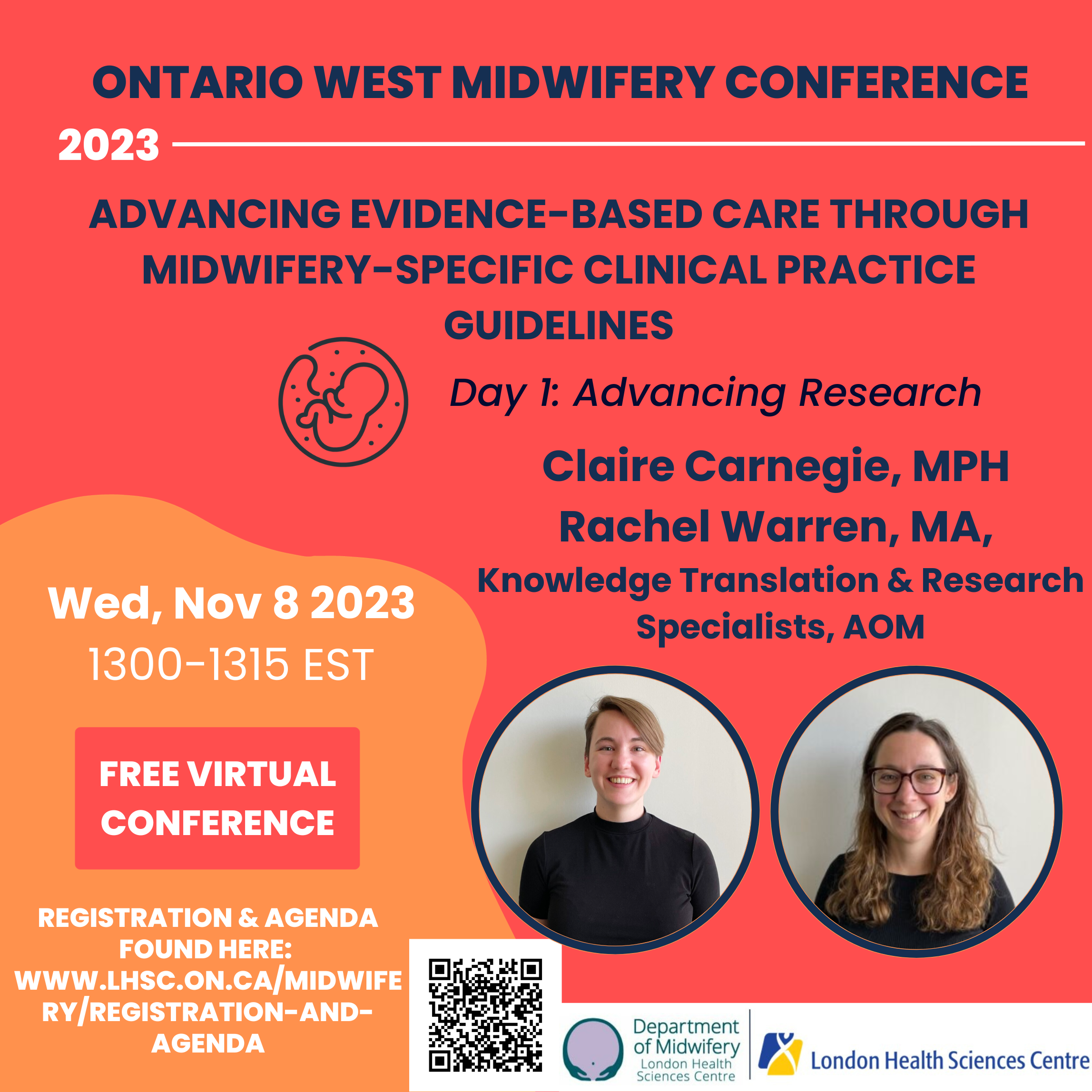 Poster for Advancing Evidence-Based Care Through Midwifery-Specific Clinical Practice Virtual Conference