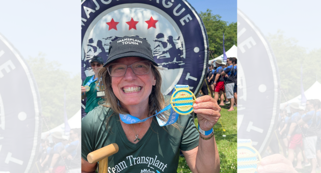 Kathleen celebrating another win