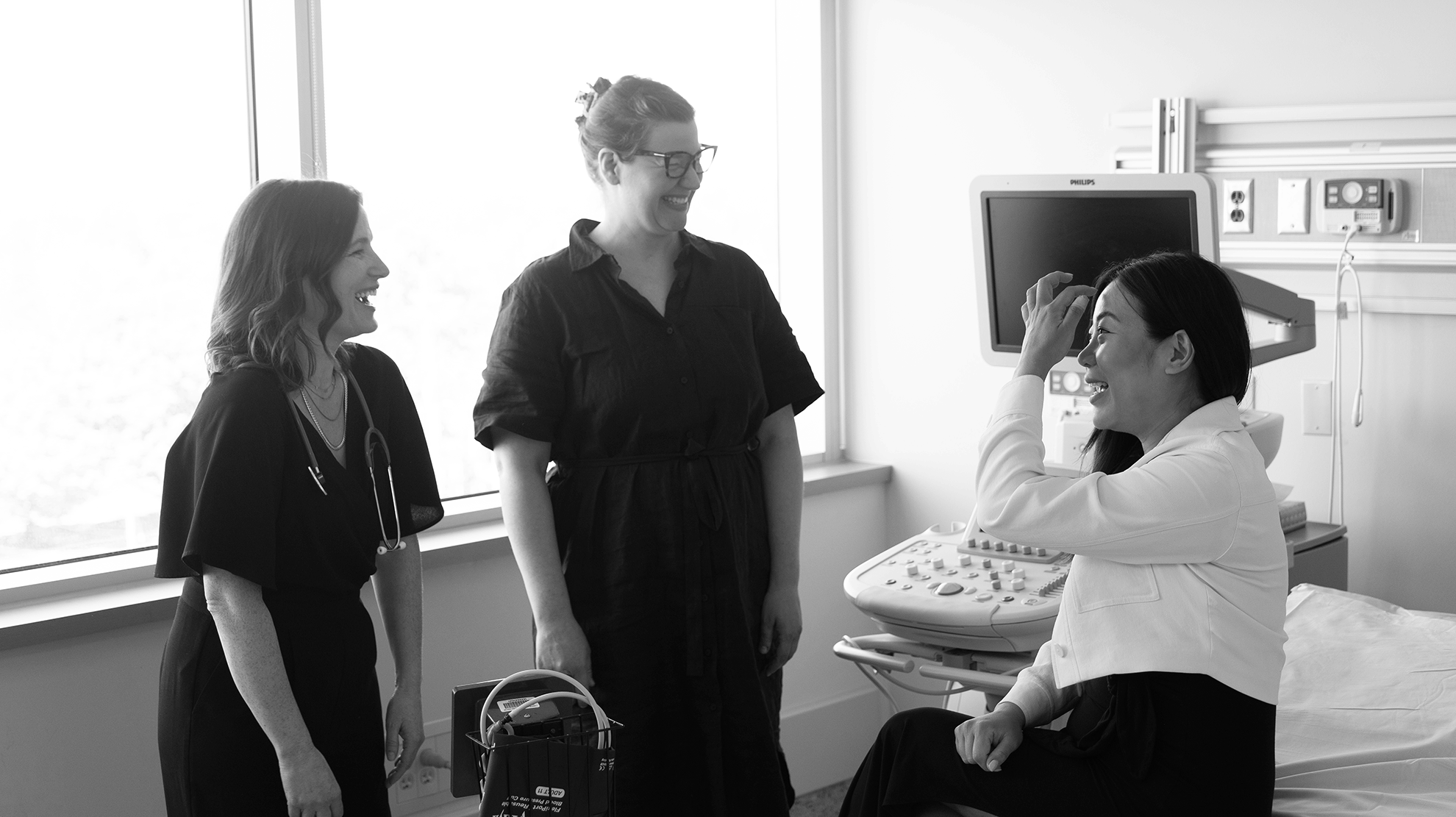 Lauren Columbus, RM, and Erika Maskaant, Speak with a TIME Program Patient