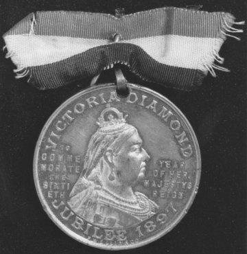 Medal featuring Queen Victoria Profile