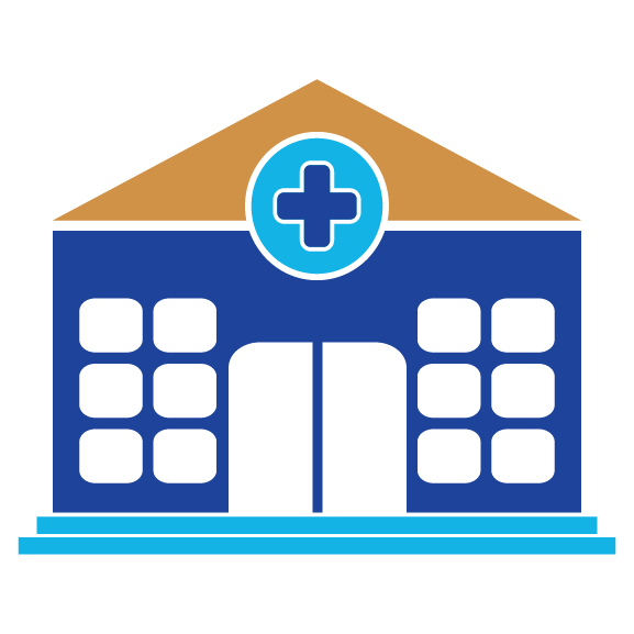 Icon of a hospital.