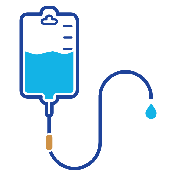 Icon of a bag of fluids.