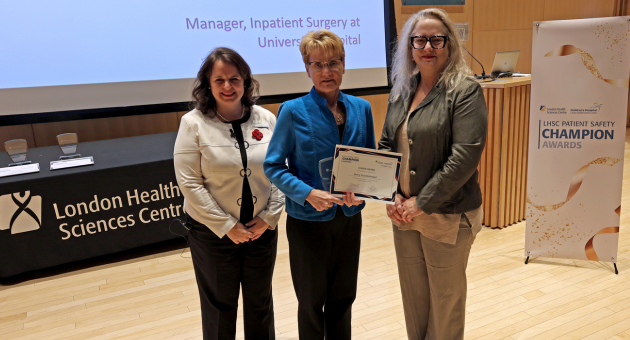 Tammy Quigley, Sherry Szucsko-Bedard and Sonia Pagura