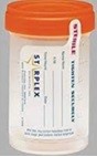Orange top sterile container