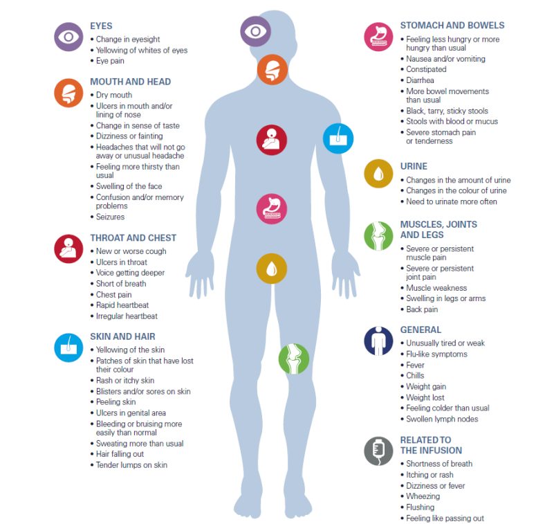 Image showcasing what to look out in the human body