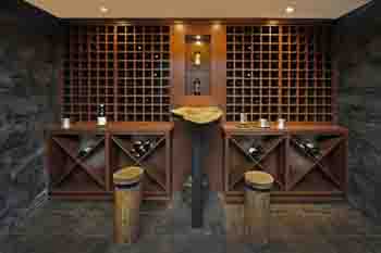 London wine cellar