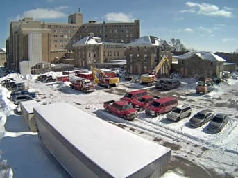 Exterior photo of South Street Hospital taken February 18, 2014
