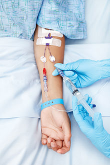 Administration of IV Bolus (Wikipedia)