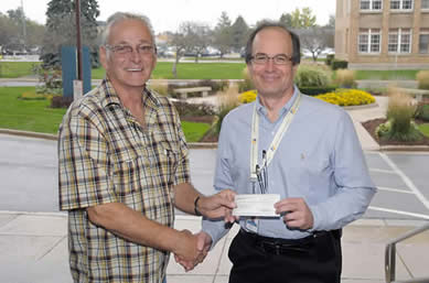 Doug Ecker and Dr. Inculet