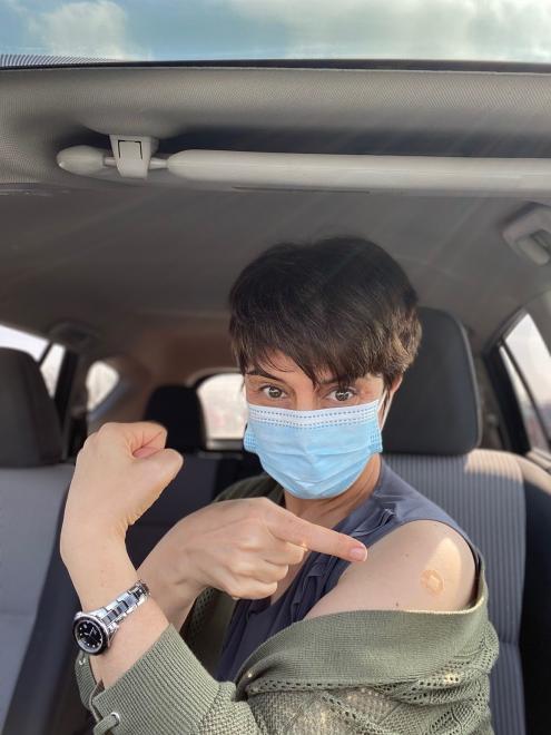 Vaccine selfie