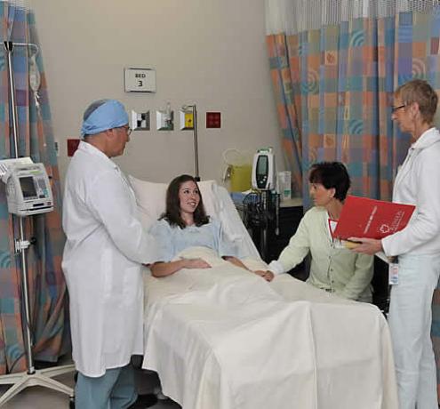 Speaking to Doctor before Surgery