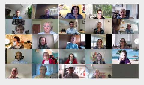 Patient/Family Partners were joined by physicians and staff during a virtual celebration on April 27 in their honour for their continued involvement with LHSC during the COVID-19 pandemic. 