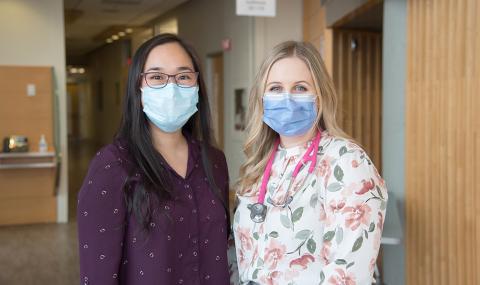 Dr. Jessica Chen, PGY, Psychiatry and Dr. Melissa Chopcian, PGY, Medicine