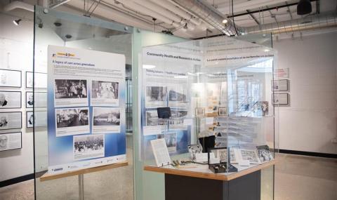 Photo of the LHSC 150 exhibit