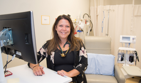 Deane Mulcahy, Nurse Practitioner, in the Systemic Therapy Assessment Clinic