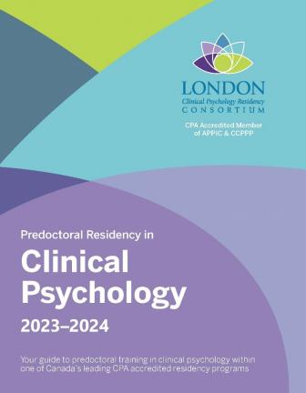 Clinical Psychology Residency Consortium Front Cover 2023 - 2024