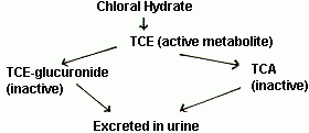 Chloral Hydrate Diagram