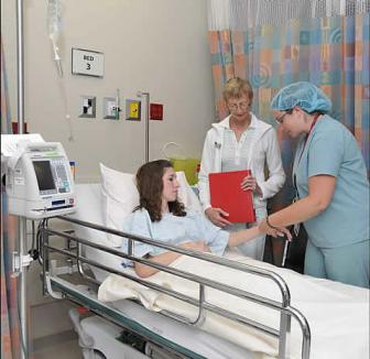 Checking Hospital ID Bracelet Before Surgery