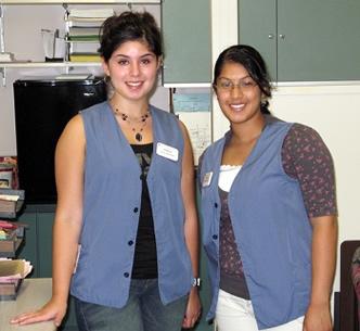 Student Volunteers at LHSC