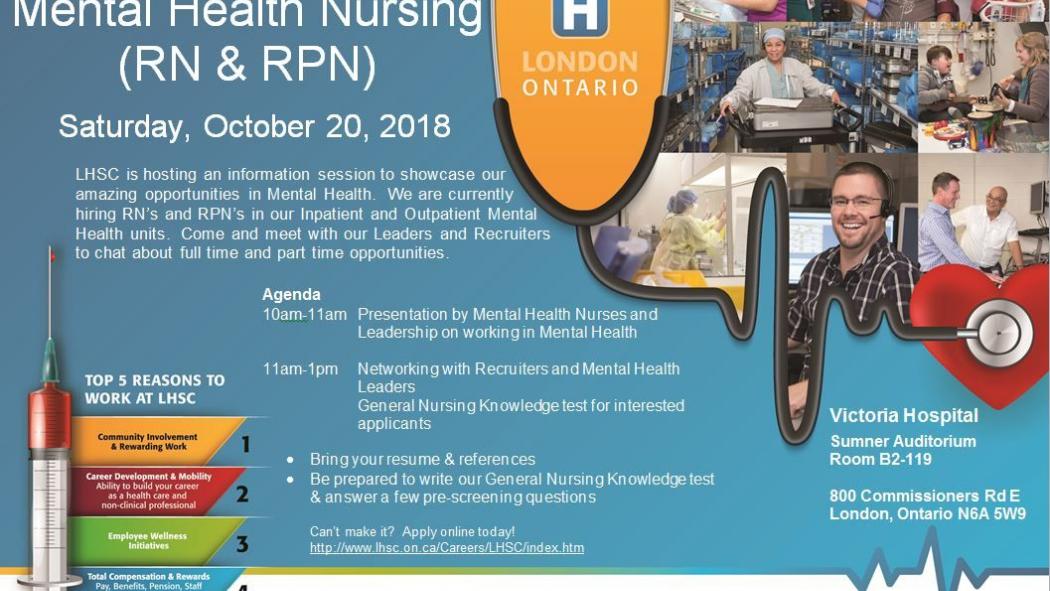 Job Fair And Information Session Lhsc