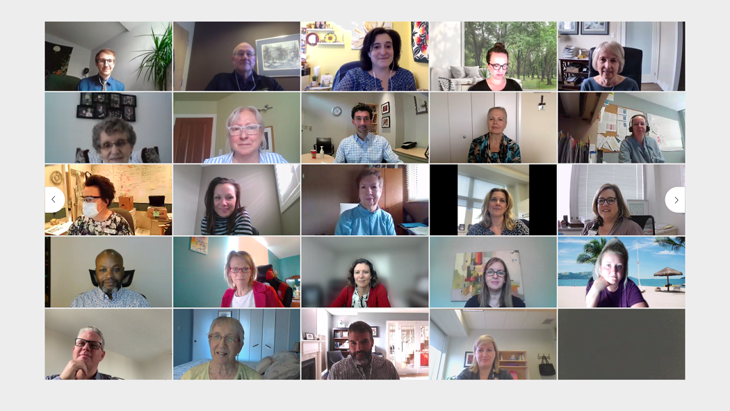 Patient/Family Partners were joined by physicians and staff during a virtual celebration on April 27 in their honour for their continued involvement with LHSC during the COVID-19 pandemic.