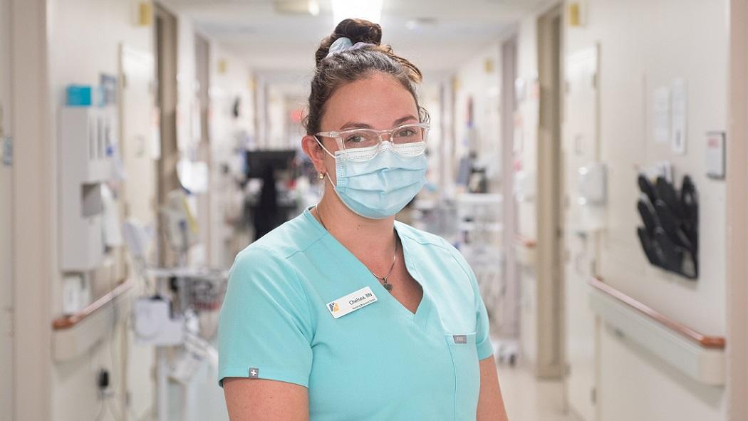 Chelsea Hillman started as a nurse at London Health Sciences Centre in April 2021