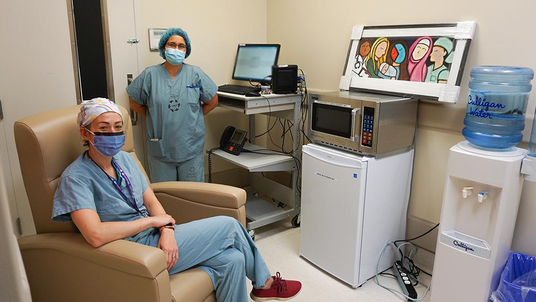 Lactation Room in OR at VH