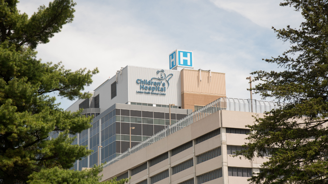 Image of the exterior of the Children's Hospital
