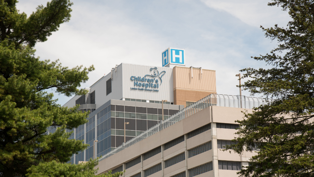 Image of the exterior of the Children's Hospital 