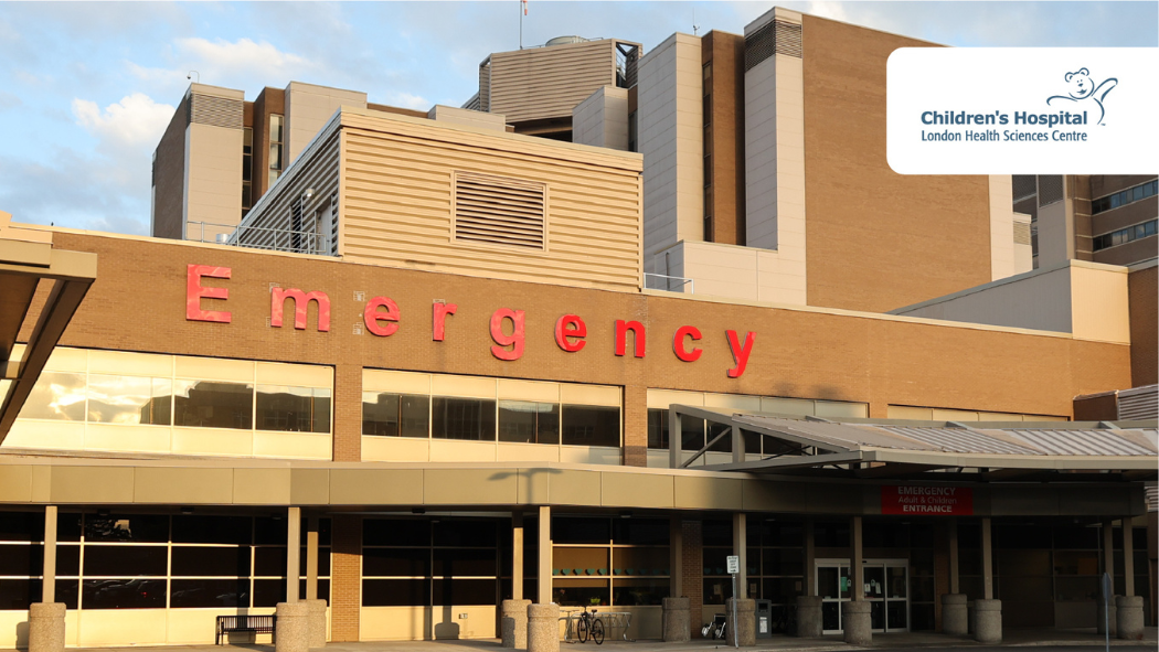 Image of Emergency Room Entrance with Children's Hospital logo