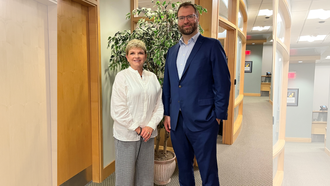 Phyllis Retty, Past Chair of the of the LHSC Board of Directors; Matthew Wilson, Chair of the LHSC Board of Directors