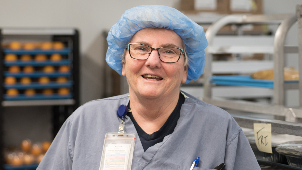 Elizabeth Lush, Dietary Worker at Victoria Hospital.