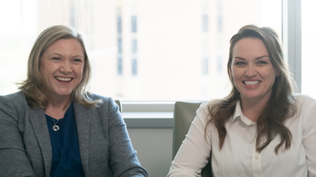 Dr. Beth Murray-Davis, Limited Term Chair of Midwifery Research at London Health Sciences Centre (LHSC), and Meagan Furnivall, Midwifery Research Lead at LHSC.