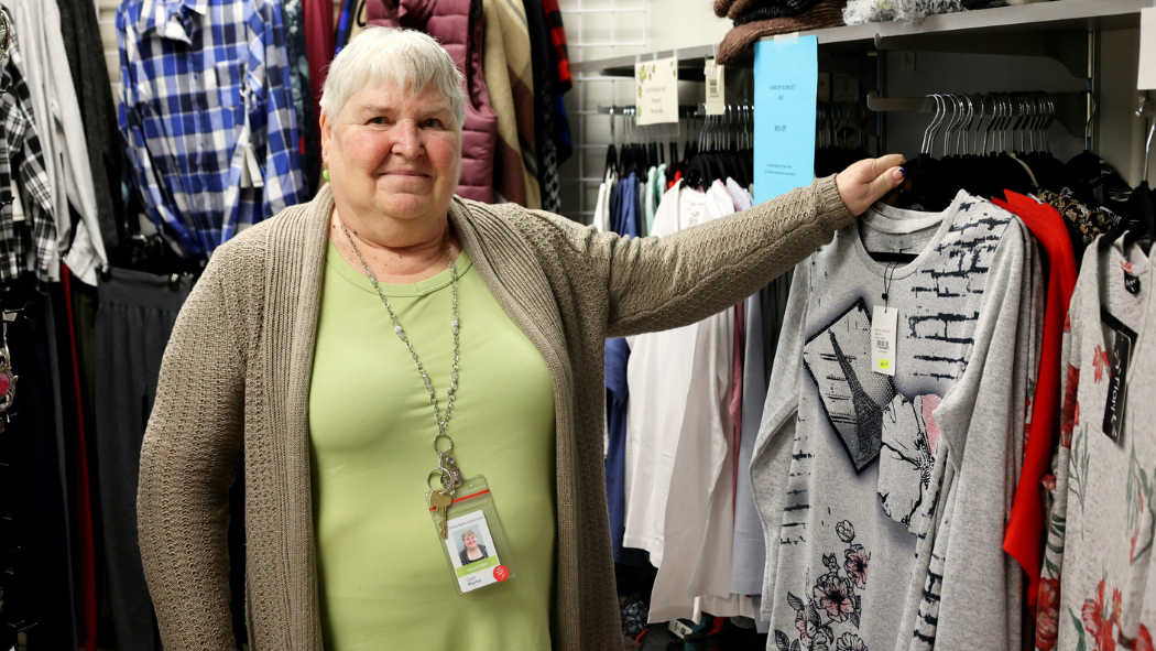 Gale Murley, volunteer at LHSC