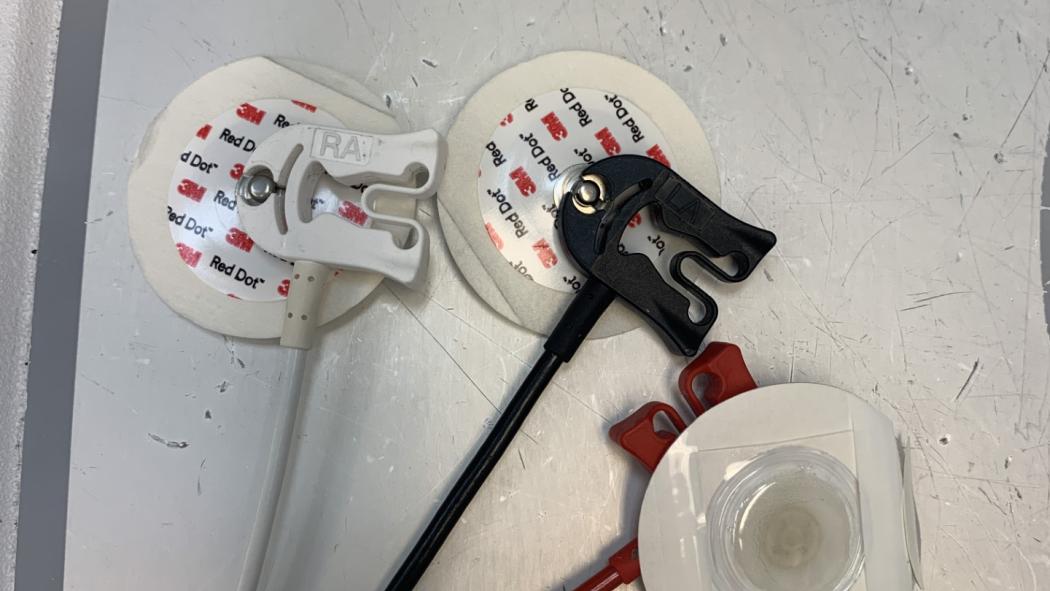 Heart monitor stickers