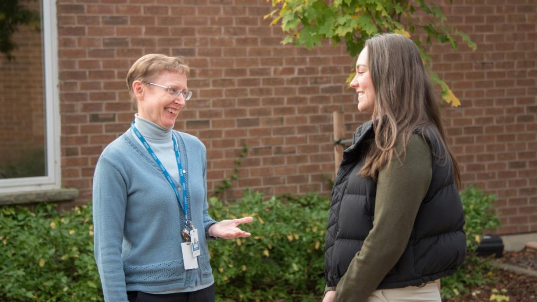 Dr. Elizabeth Osuch and Sidney Robertson