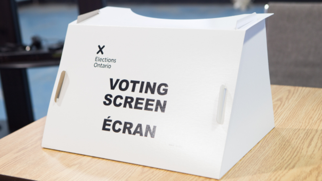 Elections Ontario Voting Screen